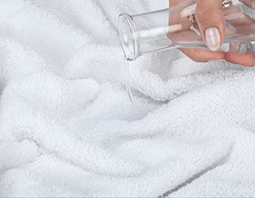 American Soft Linen 100% Cotton Luxury Turkish Towels, 4 PC Hand Towel Set | Soft Absorbent Quick Dry OEKO Tex Standard 100 Certificated Durable Machine Washable Premium Hotel Quality - color: Bright White, size: 16"x28"