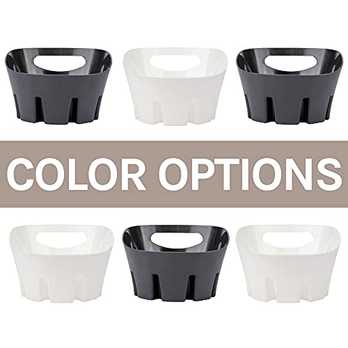 JS Jackson Supplies Universal White Plastic Drip Tray for Toilet Plunger - color: White