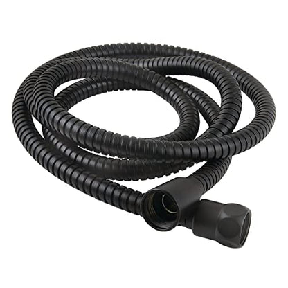 Kingston H72SS0 72-Inch Stainless Steel Shower Hose, Matte Black - color: Matte Black