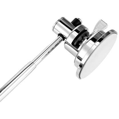 Extendable 17-28 inch Suction Cup Towel Bar,Bath Shower Towel Holder Shower Door Adhesive Towel Bar Suction Towel Rack (Suction Cup, Chrome)