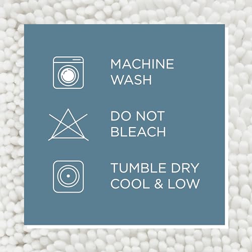 TOWN & COUNTRY BASICS Spa Step Noodle Solid Bathroom Toilet Lid Cover, Plush, Soft and Absorbent, Machine Washable, White, 18.5"x19.6" - color: White