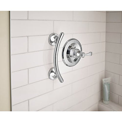 Delta (1-Pack) 9' Assist Bar ADA Compliant Polished Chrome Bathroom Safety Handle | Wall Mount 300 lb Capacity, for Balance, Handicap Grip Shower, Tub, Toilet DF705PC