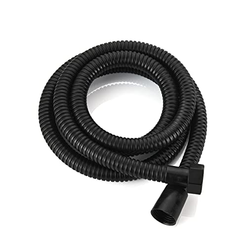 gotonovo Shower Hose 59 Inches for Bathroom Extra Long SUS304 Stainless Steel Handheld Shower Head Hose with Brass Insert and Nut Flexible Matte Black - color: Matte Black