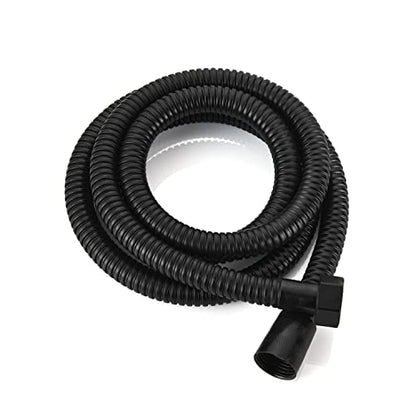 gotonovo Shower Hose 59 Inches for Bathroom Extra Long SUS304 Stainless Steel Handheld Shower Head Hose with Brass Insert and Nut Flexible Matte Black - color: Matte Black