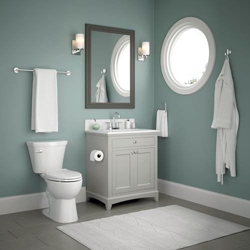 Delta Single Post Toilet Paper Holder | Polished Chrome | Wall Mount | Trinsic Bathroom Accessories