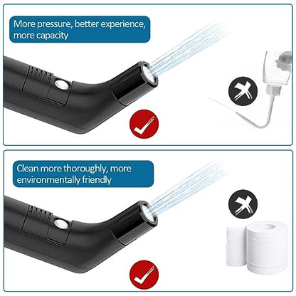 Teabelle 2.3L Portable Electric Bidet, 2-Speed Pressure, USB Rechargeable | Soft Pressure Sprayer, for Bathroom, RV Car & Outdoor Camping, Mini Body Washing Cleaner with USB Cable
