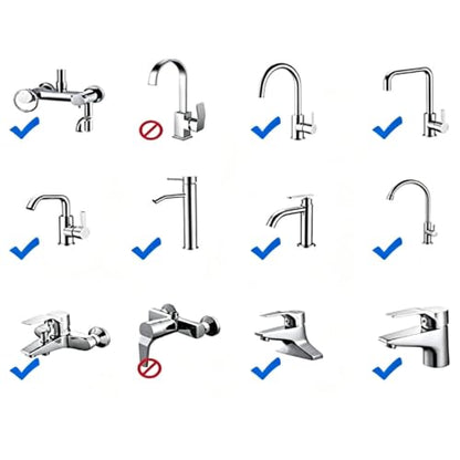 360° Rotate Swivel Water Saving Tap Aerator Diffuser Faucet Nozzle Filter Adapter, Fit M22 M24 Kitchen Sink & Utility Faucets