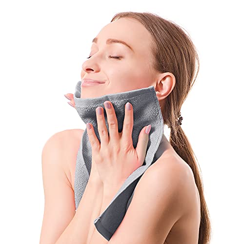 Yoofoss Luxury Washcloths Towel Set 10 Pack Baby Wash Cloth for Bathroom-Hotel-Spa-Kitchen Multi-Purpose Fingertip Towels & Face Cloths Light Grey - color: Light Grey
