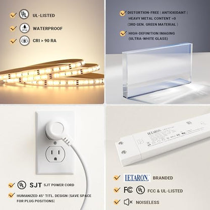 Surface or Recessed Backlit Medicine Cabinet Mirror 16x60 Inch Tall, Pre-assembled Dimmable LED Mirror Cabinet with Outlet & Inner Light, Lighted Medicine Cabinet, 155° Soft-close Right Hinge - size: 16x60'' (Right Hinge)