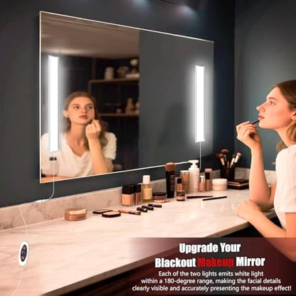 LED Vanity Light for Mirror, Bright/RA90/6000K/Dimming Makeup Lights, 12V/16W Lighting for Mirror, Lighting for Makeup Vanity Table & Bathroom Mirror - size: 11.8in Vanity Lights x2