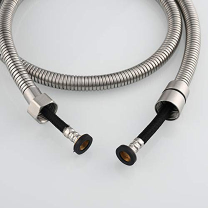 CIENCIA Shower Hose 78 Inches 6.5 ft Extra Long Stainless Steel Handheld Shower Hose Handshower Extension Replacement 2m, FHA014A - color: nickle, size: 2meters