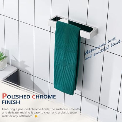 KOKOSIRI Towel Ring Chrome Hand Towel Bars Rack 9-Inch Kitchen Holders Polished Stainless Steel Bathroom Hardware Wall Mounted, 2 Pack B4008CH-L9-P2 - color: Polished Chrome, size: 2 Pack