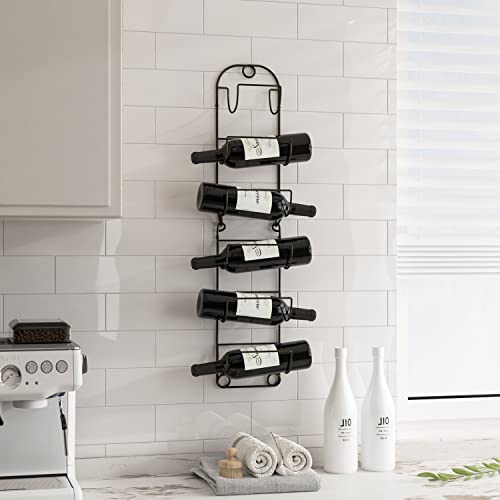 Towel Racks for Bathroom Wall Mounted Metal Wine Rack Towel Shelf Towel Holder for Bath Bronze - color: Bronze
