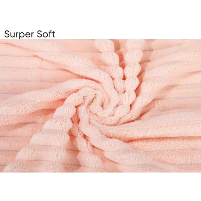 Luxury 2-Piece Quick-Dry Bath Towel Set 27.5X 55 Inches – Ultra Soft Microfiber for Bathroom, Bar, Pool, Gym & Travel – Elegant Twill Design - color: 2pink