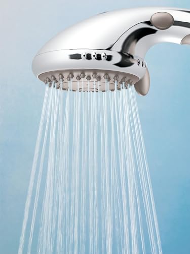 Moen Home Care Chrome Multi-Function Handheld Shower with Pause Control, DN8001CH (Pack of 3) - size: Pack of 3