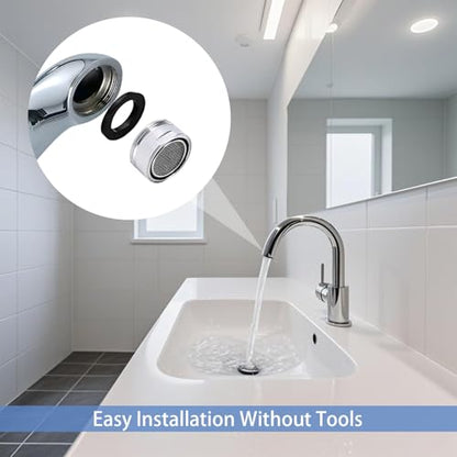 12 pcs Faucet Adapter Kit, CNYMANY Kitchen Aerator Adapter Set Male Female Sink Faucet Adapter Connecting Garden Hose Water Filter Standard Hose via Diverter