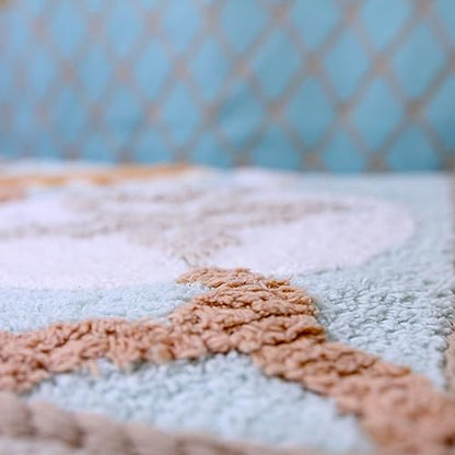 Avanti Linens - Coastal Bathroom Rug 20x30, Soft & Absorbent Cotton | Soft & Absorbent Cotton, Coastal Design, Non-Slip Backing, Machine Washable, Everyday Comfort - size: 1'8" x 2'6" (Rectangular)
