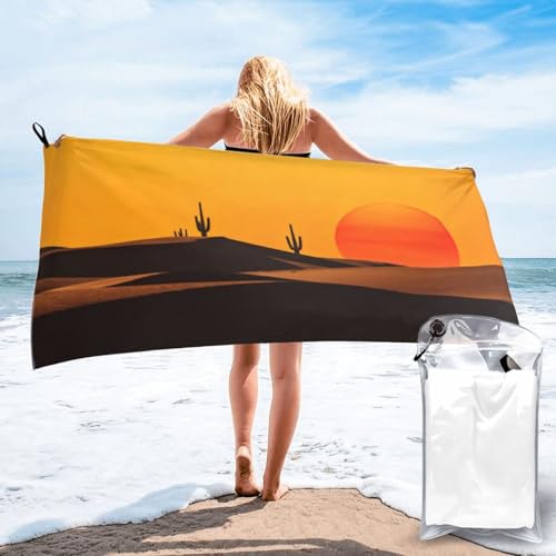 Sunset Lake Quick Dry Bath Towels - Super Soft Bath Towels for Home, Spa, Gym, Travel - color: Sunset Lake, size: 27.5"x55"