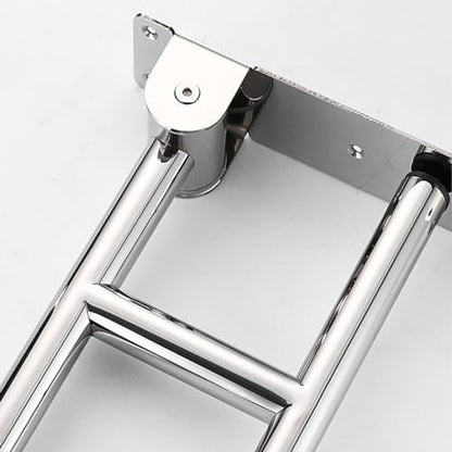 Generic Folding Toilet Grab Bars, Grab Bars Handle Safety Support Hand Rails, Bathroom U-Shape Wall Mounted Armrest, Toilet Flip-up Shower Support Elderly Disabled