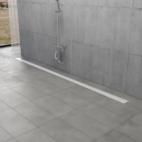 Kingston BSF7221 Stainless Steel Linear Shower Drain, Polished Chrome - color: Polished Chrome