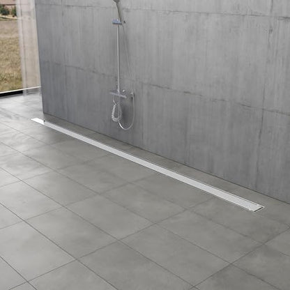 Kingston BSF7221 Stainless Steel Linear Shower Drain, Polished Chrome - color: Polished Chrome
