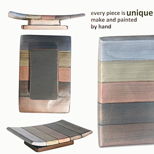 LUANT Bathroom Accessories Set Including Cup, Toothbrush Holders, Soap Dishes and Soap Dispenser, Brown