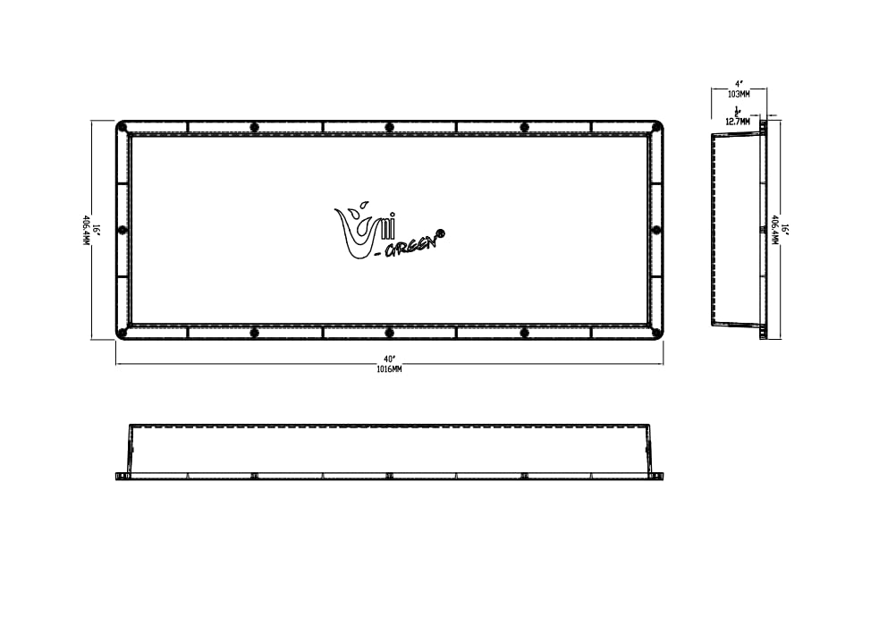 Extra Large Shower Niche 16"X40"(Inside 38" x 14") in Waterproof - Ready Tile Shower Niche Shelf and Easy Installation for Bathroom Niche Storage - Long Niche Wall Insert