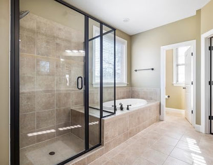 Kahuna Grip™ Non-Slip Bath & Shower Mat - Clear (26x32 w/6" Center Drain Hole) - size: 32" x 26" (Rectangular)