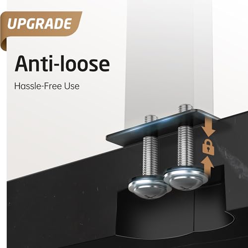 KES 37" Freestanding Towel Rack, Heavy Black Marble Base, Stainless Steel | Natural Veining Marble, Anti-Slip Pads, Rustproof Stainless T-Bars, Stable 8.23 lb Base, No-Drill Setup - color: Black Marble & Black Bar, size: 37" H (Equal-height)