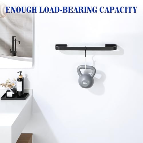 Alise 10'' Towel Bar for Bathroom,Black Towel Holder Towel Racks for Bathroom Wall Mount,SUS304 Stainless Steel Towel Rail Towel Hanger for Walls - size: 10 Inch