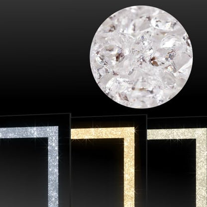 FENCHILIN Vanity Mirror with Lights 32” x 23” Hollywood Makeup Mirror with Light Strip Smart Touch Control 3 Colors Dimmable & 10X Magnification Tabletop White