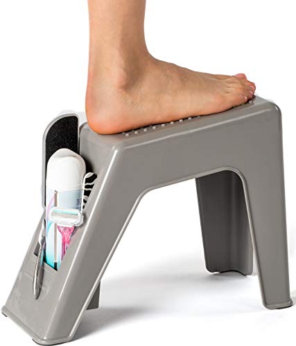 Demi's Home Shower Foot Rest - Pedicure Foot Rest - Grey - (Supplies Not Included) - color: Grey