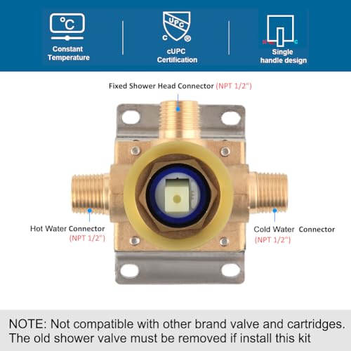 Shower Faucet Set Brushed Gold Bathroom Rainfall 10 Inch Shower Head System Single Handle Shower Trim Kit with Valve - color: Brushed Gold, size: 10 Inch (Wall Mount)