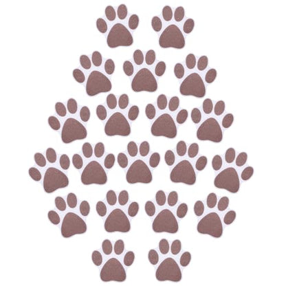 WY LIGHTING LEVEL 20pcs Safety Shower Treads Non-Slip Bathtub Stickers | Adhesive Appliques with Premium Scraper, Bathroom Tubs Shower Treads, Anti Slip Paw Floor Decals, for Bathtub, Pools, Boats