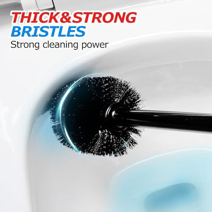 FORASTO 2Pack 3in1 Toilet Plunger and Brush Set - Bathroom Cleaning Tools | 21" Extended, Groove Gap Brush, Heavy Duty Rubber Toilet Bowl Cleaner, Apartment Must Haves Bathroom Decor Accessories