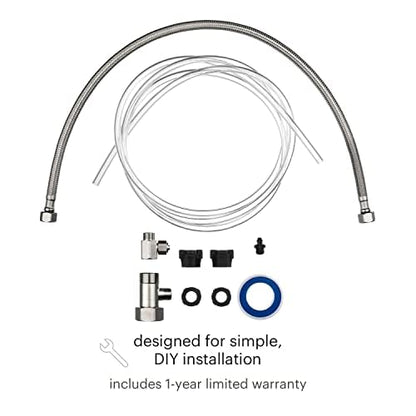 Brondell Fresh Spa Adjustable, Bidet Attachment FSA-25 for Toilet Seats with Adjustable Single Nozzle, Side Arm Control, Thin Profile, White (Dual Temperature) - style: Adjustable Nozzle Dual Temp