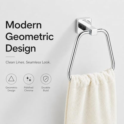 Chrome Towel Ring for Bathroom, Kitchen Bath Towel Holder Hangers Wall Mount Heavy Duty Stainless Steel - color: Chrome, size: 1 Pack