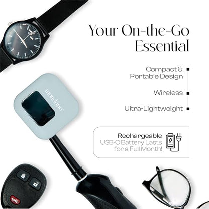 Mondano UV-C Toothbrush Sanitizer and Holder, Toothbrush Case - Manual/Electric Toothbrush Cover for Any Toothbrush Head - Rechargeable Toothbrush Travel Case, Tooth Brush Cover Cap for Home - color: Sky Blue