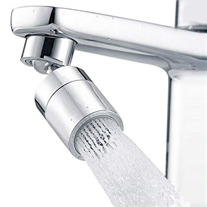 360 Degree Swivel Sink Faucet Aerator, Big Angle High Pressure Large Flow Dual Function Kitchen Faucet Aerator, 55/64" Female Thread, Polished Chrome | Big Angle High Pressure Large Flow Dual Function Kitchen Faucet Aerator, 55/64" Female Thread