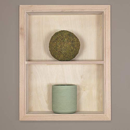 14x18 Sloane Recessed Wall Niche Medicine Cabinet Replacement, In the Wall Bathroom Cabinet Insert Shelf/Shelves, Made in North America, REAL WOOD, NO MDF, Unfinished Plain Back - color: Unfinished, size: 14x18