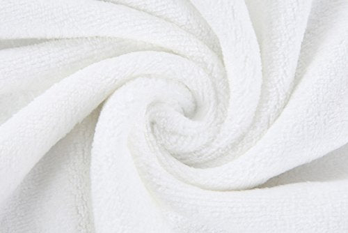 MYLSMPLE Microfiber Bath Towels Bath Sheets Beach Spa Bathroom Towels Extra Large Absorbent Towels(36 Inch X 72 Inch, White) - color: White