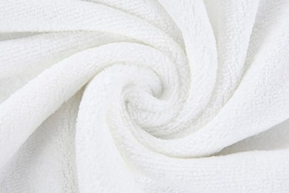 MYLSMPLE Microfiber Bath Towels Bath Sheets Beach Spa Bathroom Towels Extra Large Absorbent Towels(36 Inch X 72 Inch, White) - color: White
