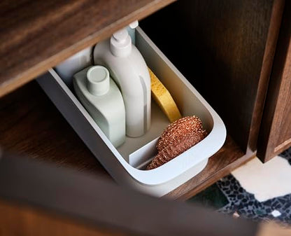 Joseph Joseph CupboardStore Easy-Access Wheeled Storage Caddy – Under-Sink Kitchen Organizer, Made from Recycled Plastic - size: Regular