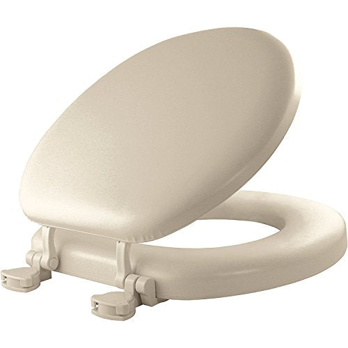 Mayfair 13EC 006 Toilet Seat, 1 Pack Round, Bone - color: Bone