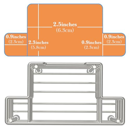 Linkidea Self Adhesive Toothbrush Holder for Shower, Stainless Steel Toothpaste Organizer, 3 Slots Wall Mount/Countertop Stand Compatible with Colgate Extra Clean, Oral-B CrossAction - color: Silver