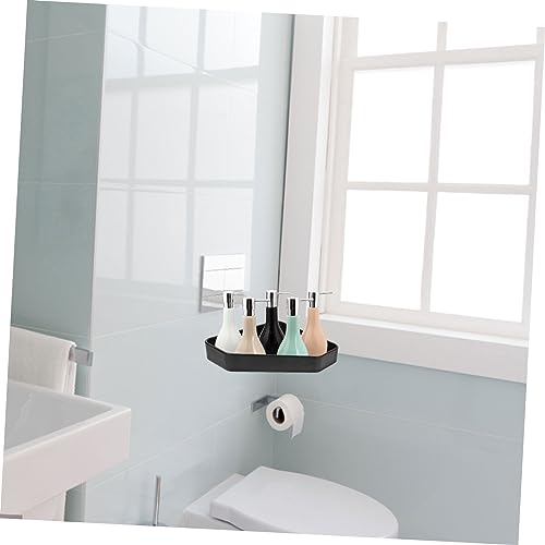 Levemolo Bathroom Corner Shelf Wall-Mounted Space Aluminum Shower Rack Waterproof Hanging Storage for Bathroom Decorative Corner Shelving for Tight Spaces