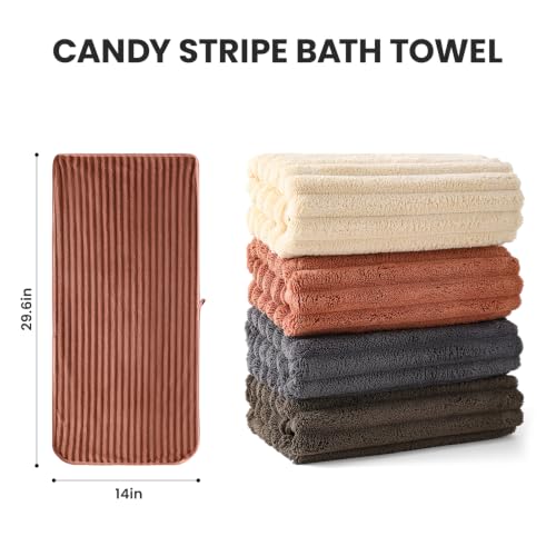 4 Pack Microfiber Hand Towels 14×29.6 Inches Absorbent Quick Dry | Luxury Towels Set Multi Use for Bathroom Kitchen Shower Spa Gym Pool