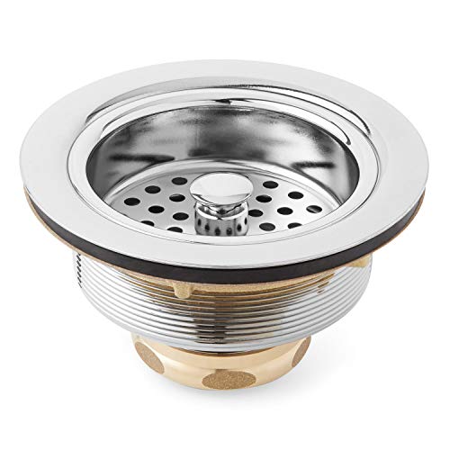 Signature Hardware 446624 4-1/2" Basket Strainer with Tailpiece - color: Chrome