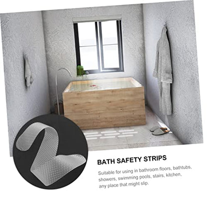 LABRIMP 24pcs Slip Strips for Bath Safety Transparent Stickers for Bathtubs Showers Stairs Floors and Traction Prevent Slippage - size: 24 pcs