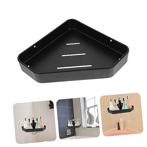 Levemolo Bathroom Corner Shelf Wall-Mounted Space Aluminum Shower Rack Waterproof Hanging Storage for Bathroom Decorative Corner Shelving for Tight Spaces